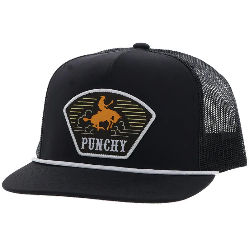 Hooey "Punchy" Black/ Orange/White  Patch casual-baseball-cap