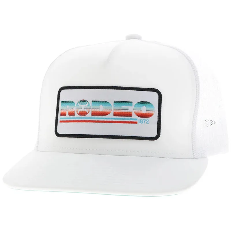 Hooey "Rodeo" White with Serape Logo casual-baseball-cap