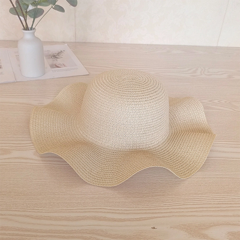 Hot Wave UV Wide Brim Fashion Summer Korean Women Foldable Sun Hat