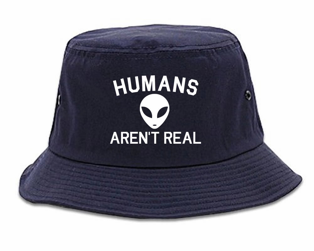 Humans Arent Real Alien Mens Bucket Hat