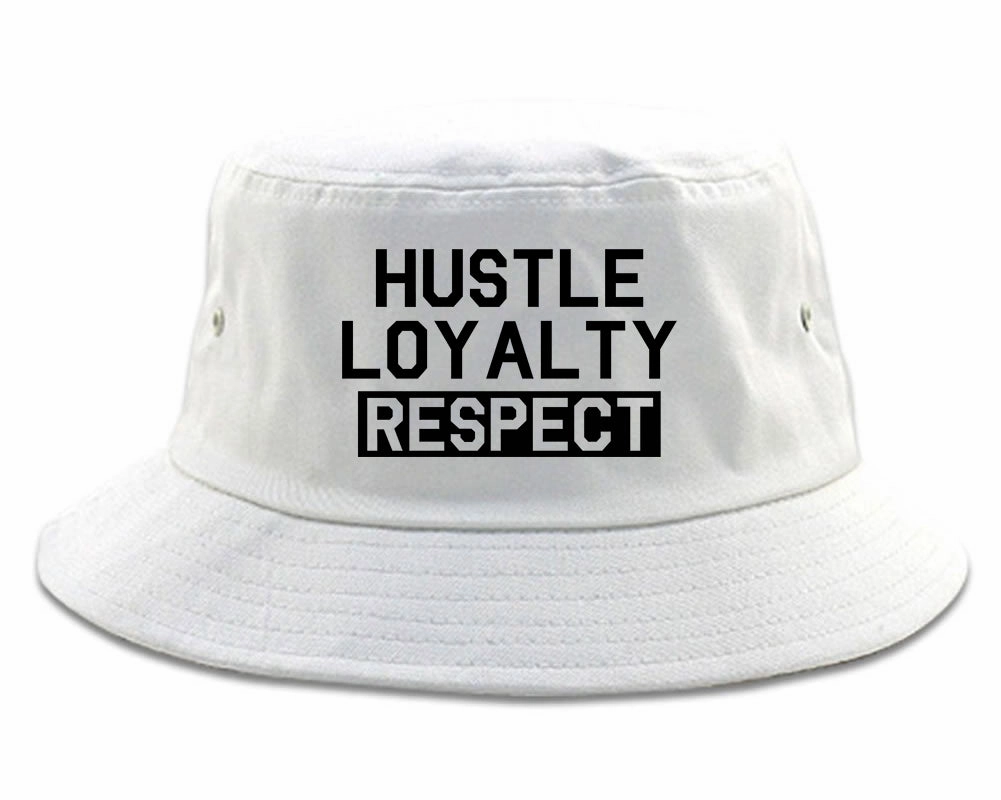 Hustle Loyalty Respect Mens Bucket Hat