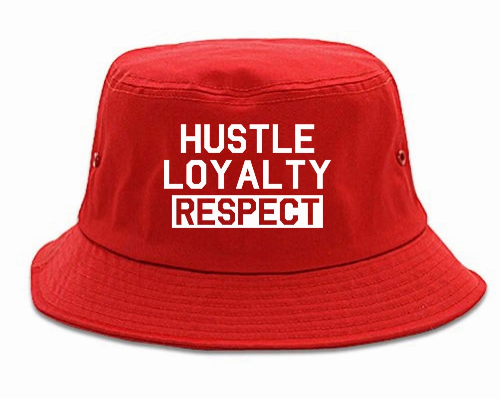 Hustle Loyalty Respect Mens Bucket Hat