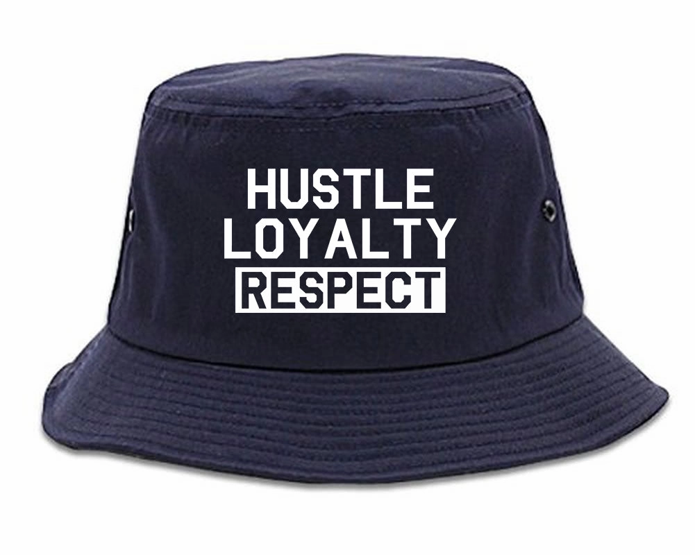 Hustle Loyalty Respect Mens Bucket Hat