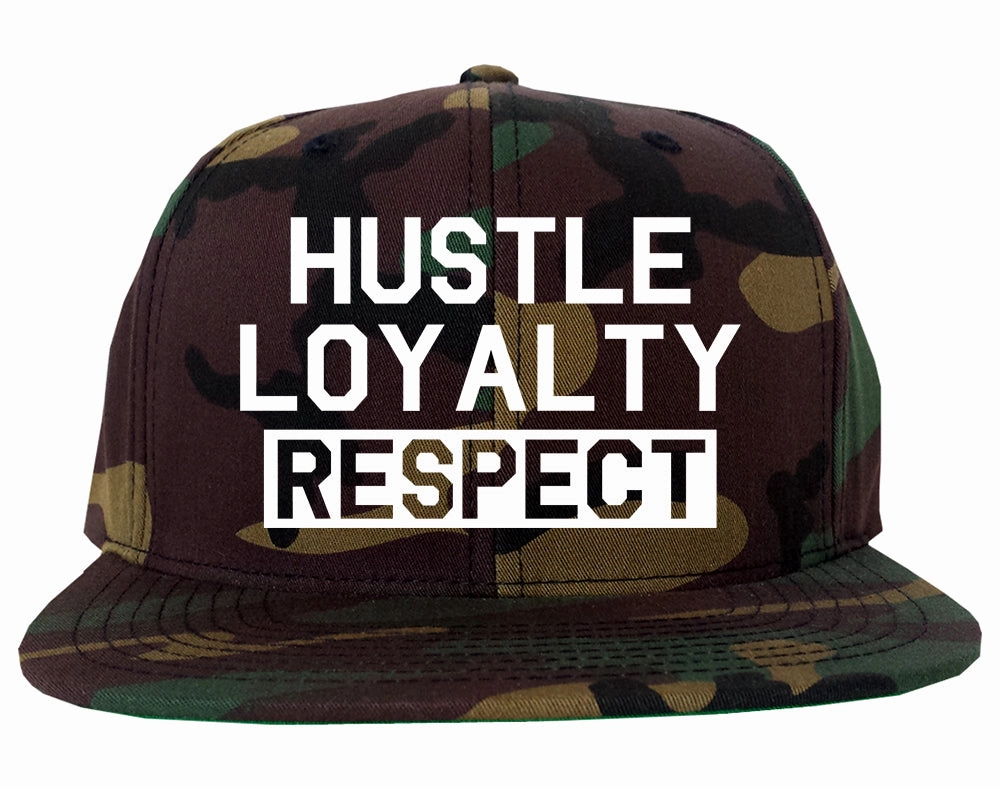 Hustle Loyalty Respect Mens Snapback Hat