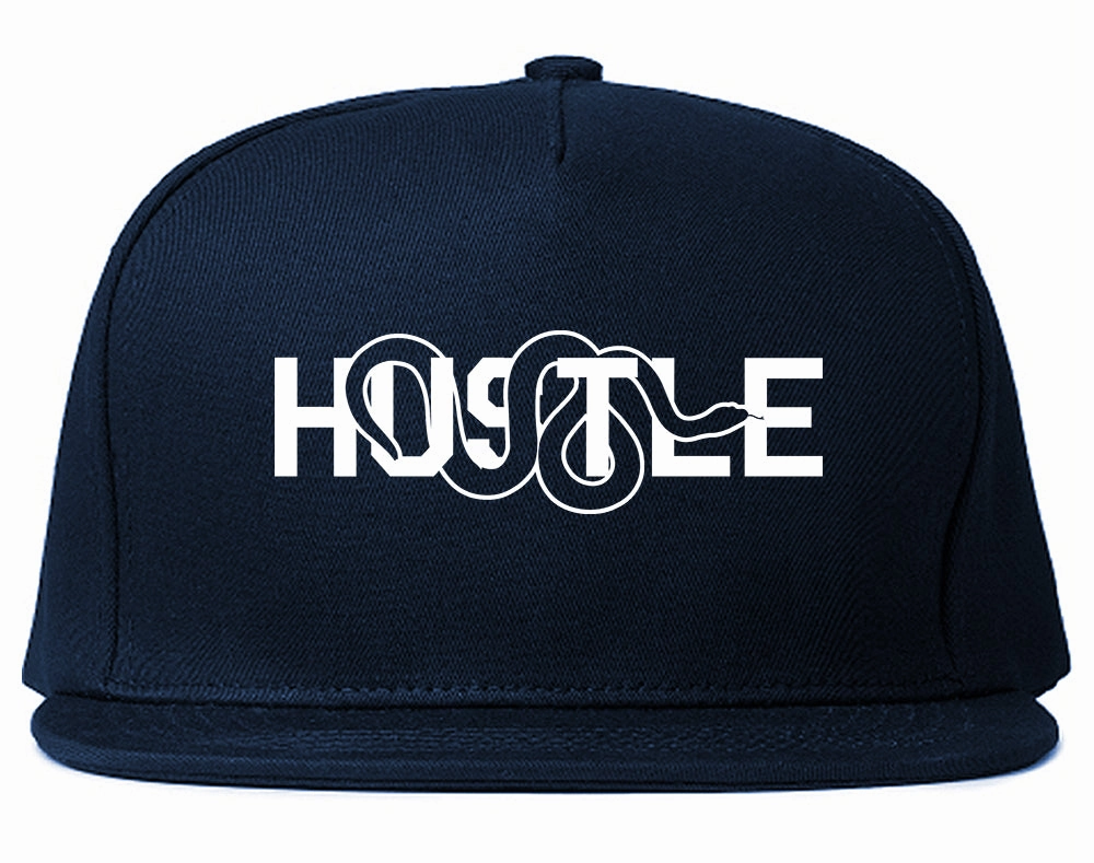 Hustle Snake Mens Snapback Hat