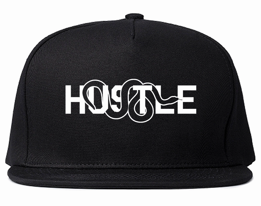 Hustle Snake Mens Snapback Hat