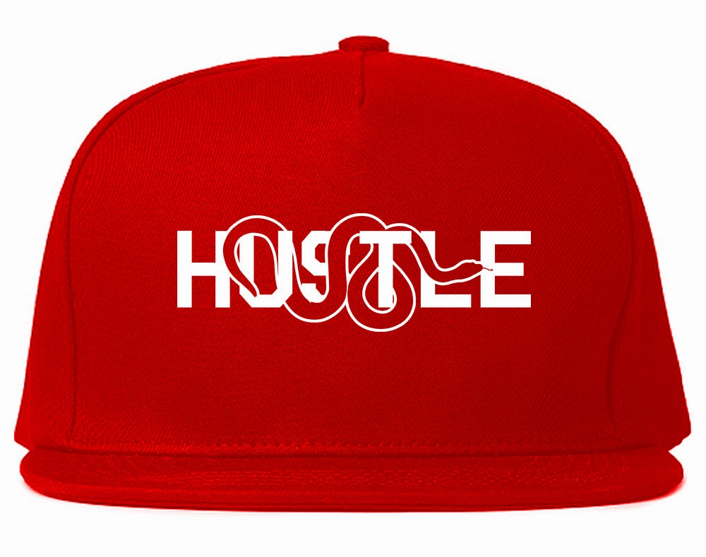Hustle Snake Mens Snapback Hat