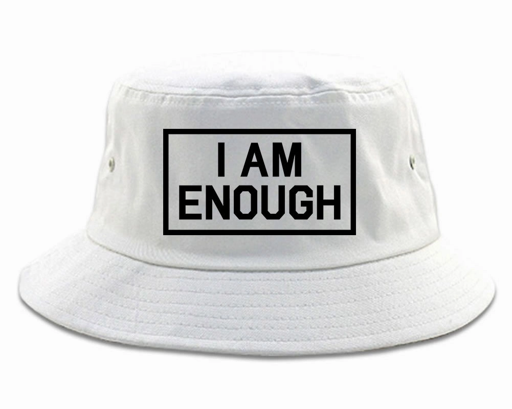 I Am Enough Inspirational Mens Bucket Hat