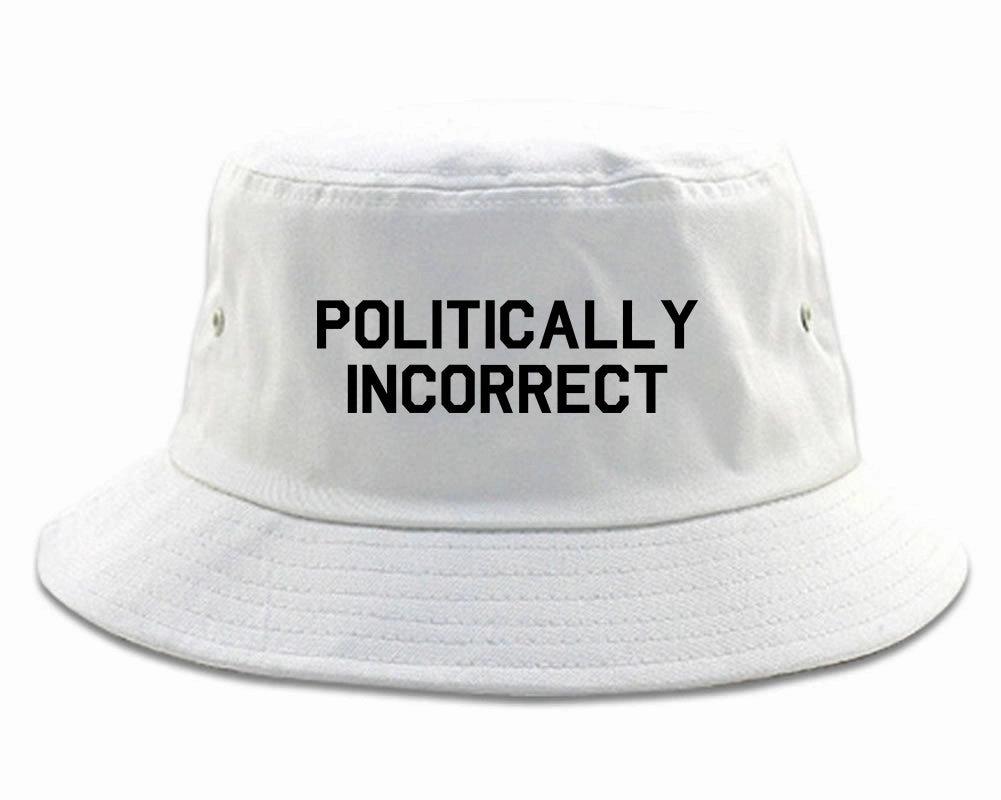 I Am Politically Incorrect American Mens Bucket Hat