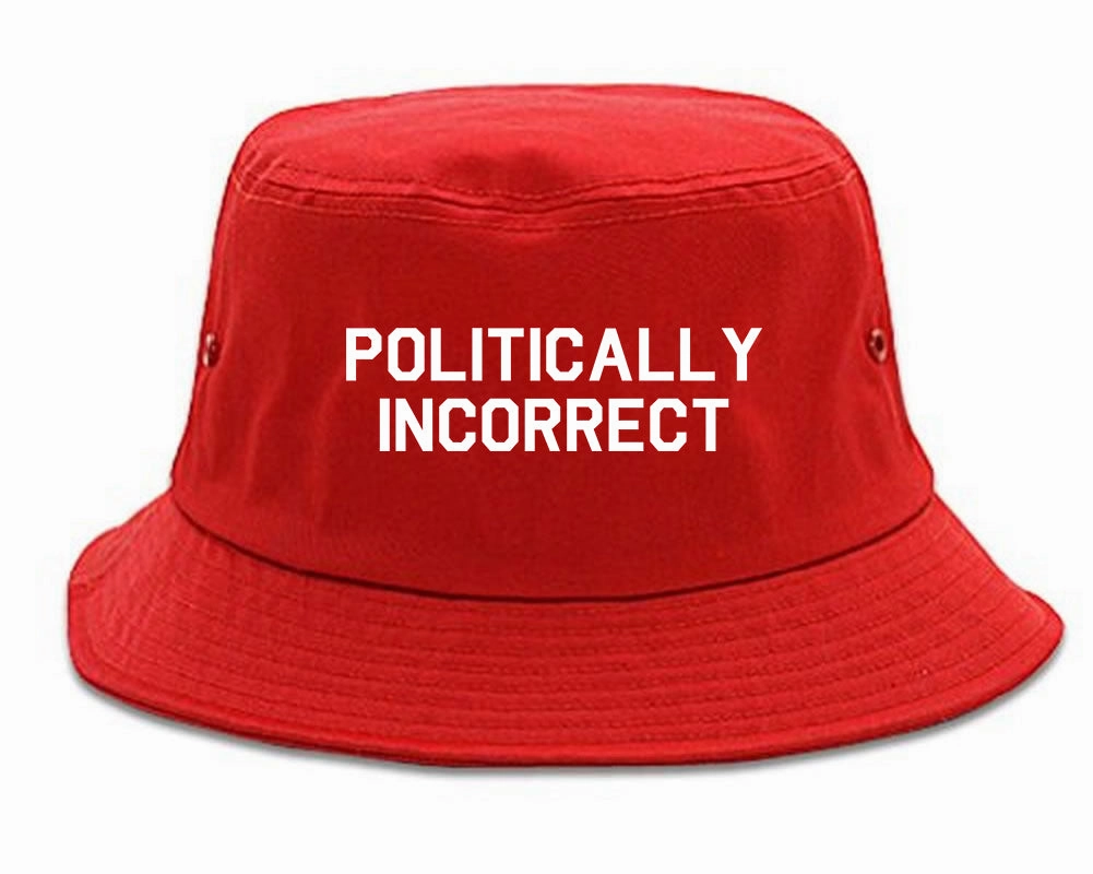 I Am Politically Incorrect American Mens Bucket Hat