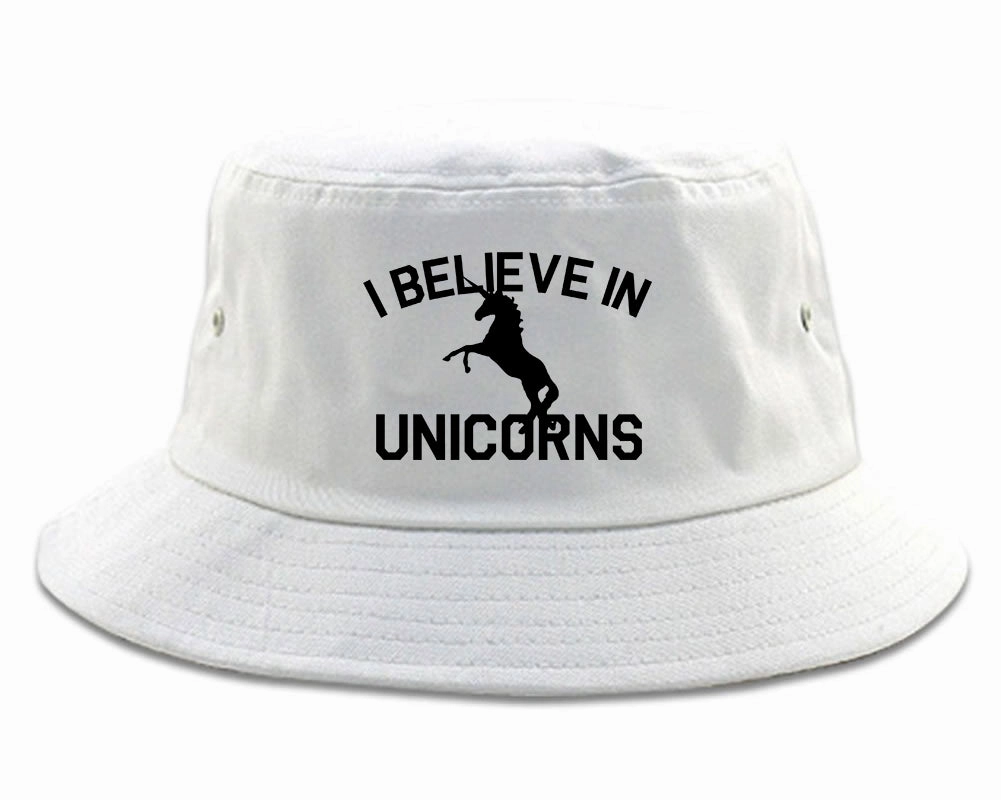 I Believe In Unicorns Mens Bucket Hat
