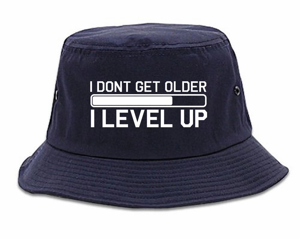 I Dont Get Older I Level Up Funny Birthday Mens Bucket Hat