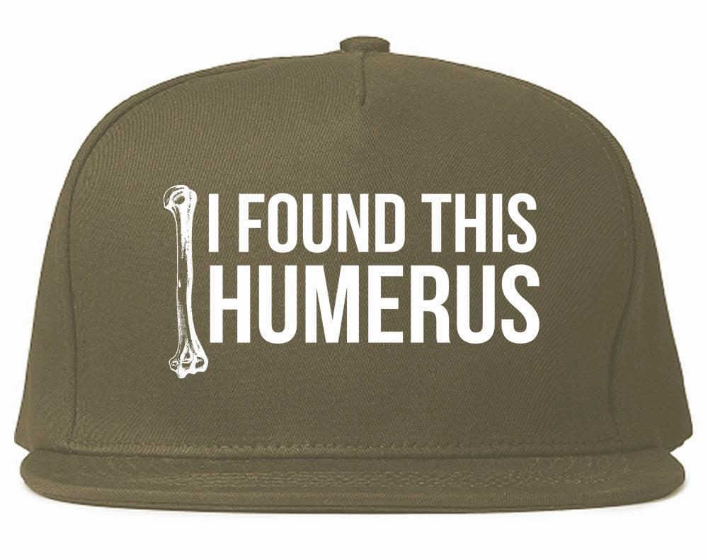 I Found This Humerus Funny Dad Joke Mens Snapback Hat