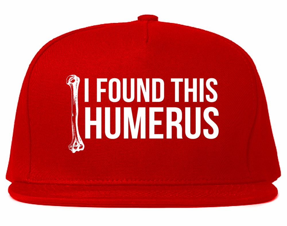 I Found This Humerus Funny Dad Joke Mens Snapback Hat