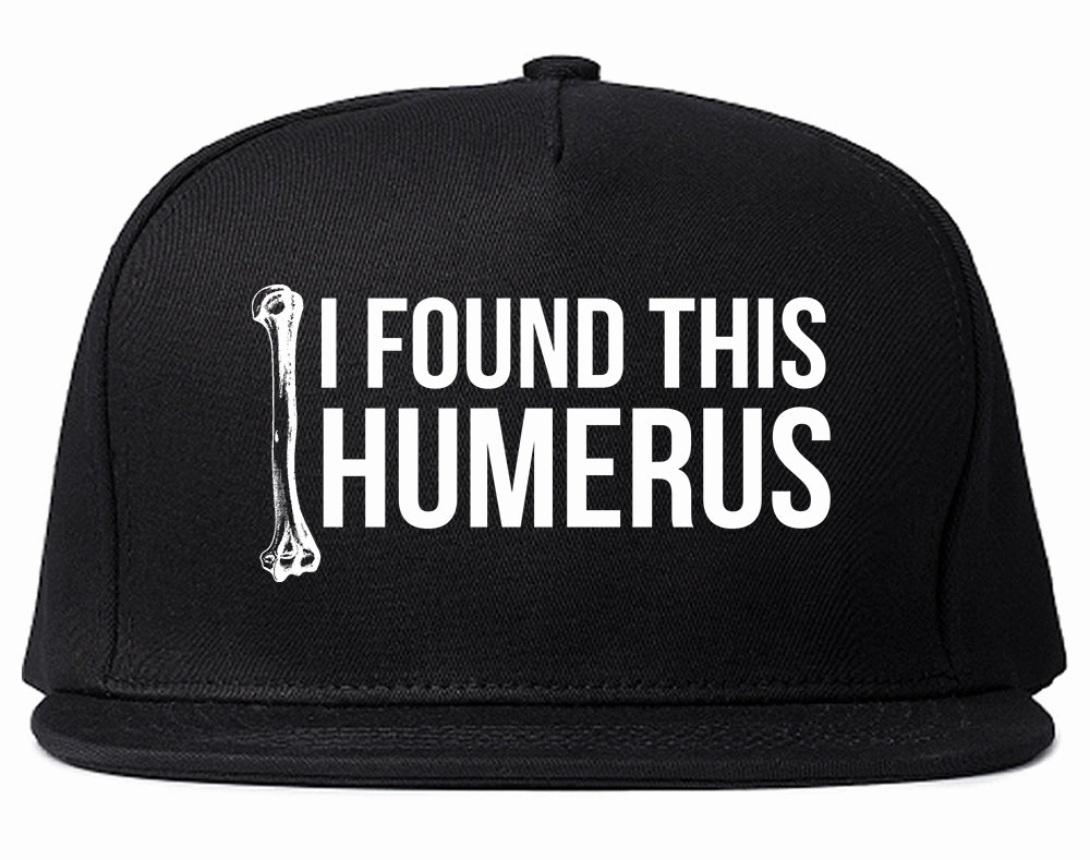 I Found This Humerus Funny Dad Joke Mens Snapback Hat