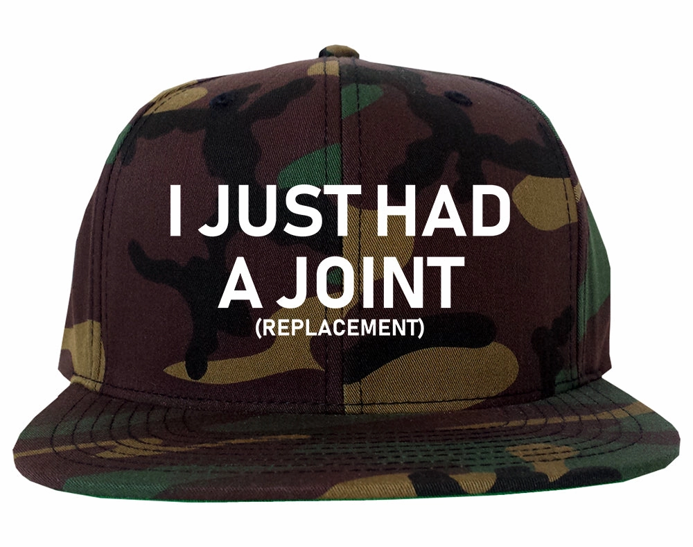 I Just Had A Joint Funny Hip Shoulder Knee Surgery Mens Snapback Hat