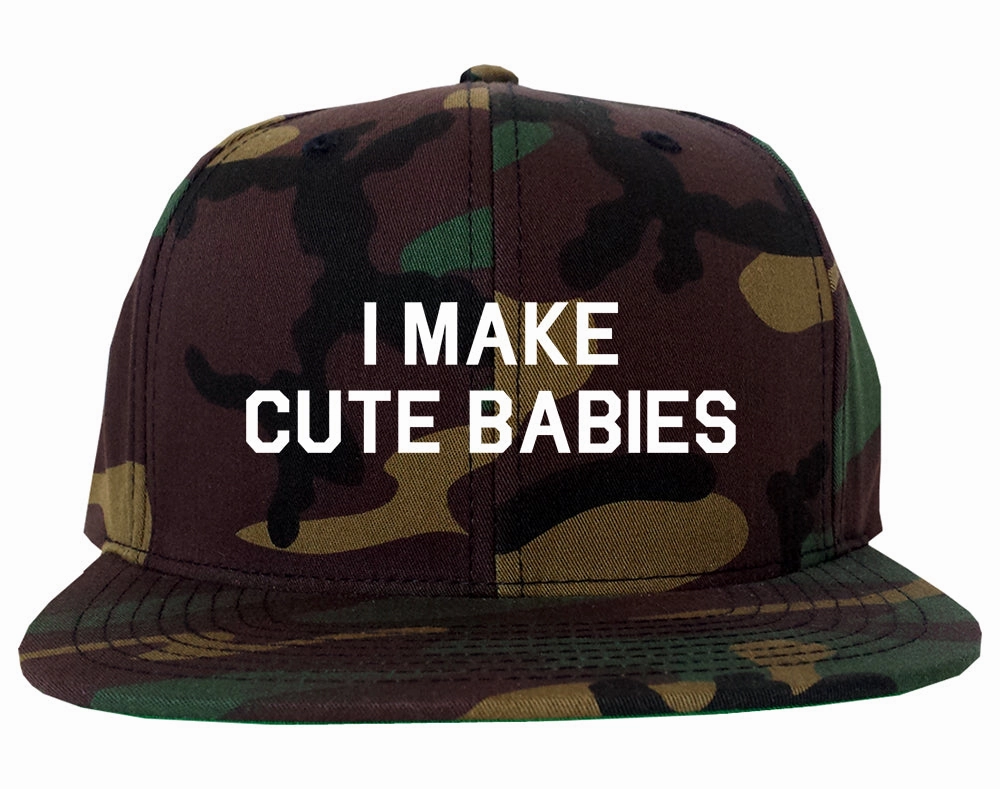 I Make Cute Babies Funny New Dad Mens Snapback Hat