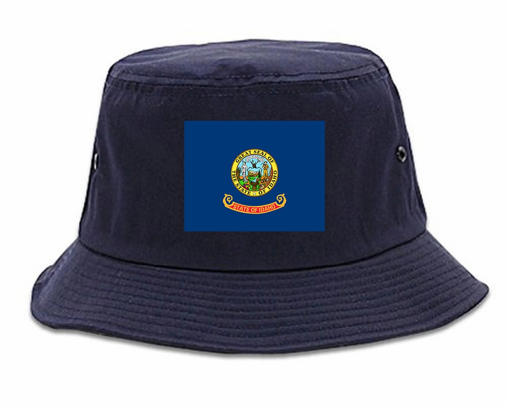 Idaho State Flag ID Chest Mens Bucket Hat