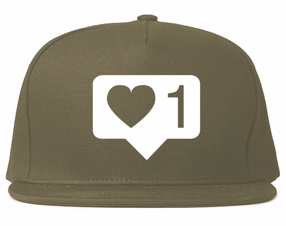 Insta Likes Heart 1 Snapback Hat Cap