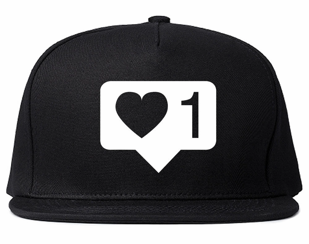 Insta Likes Heart 1 Snapback Hat Cap