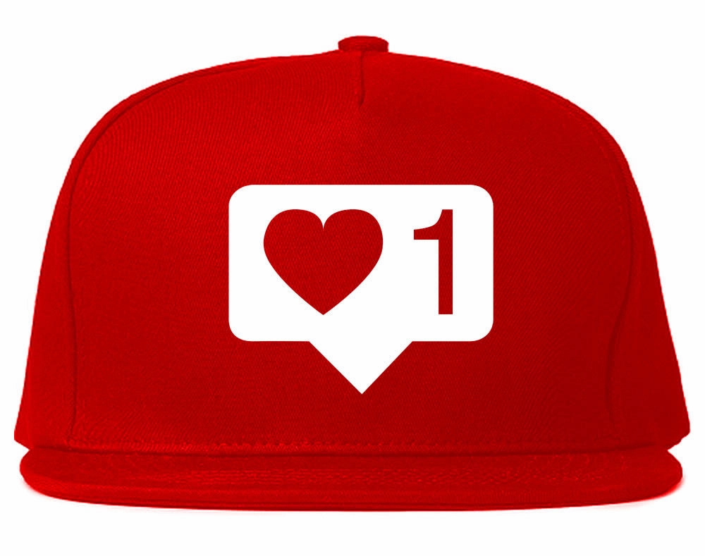 Insta Likes Heart 1 Snapback Hat Cap