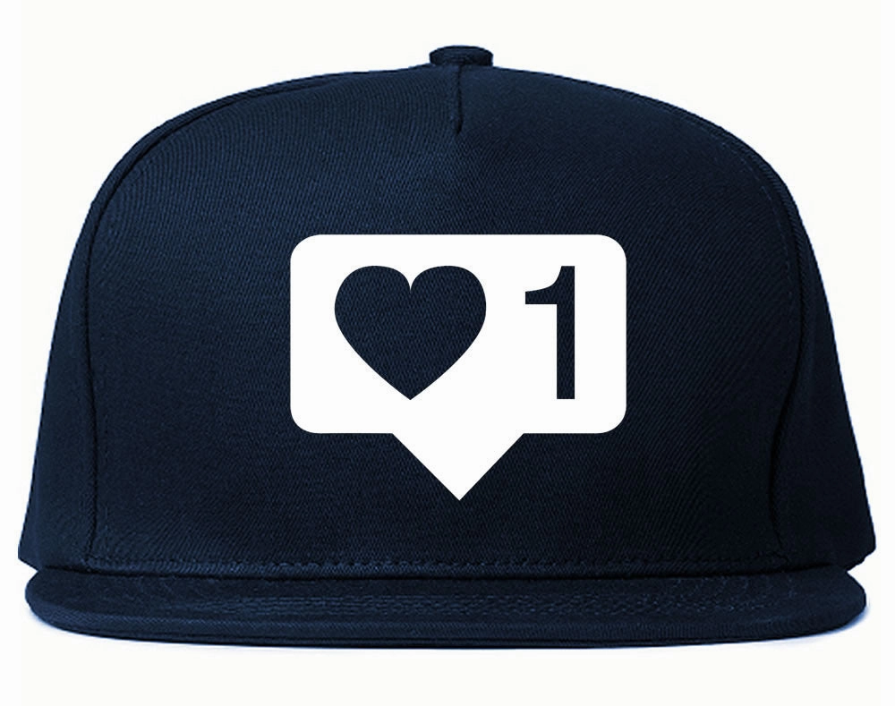 Insta Likes Heart 1 Snapback Hat Cap