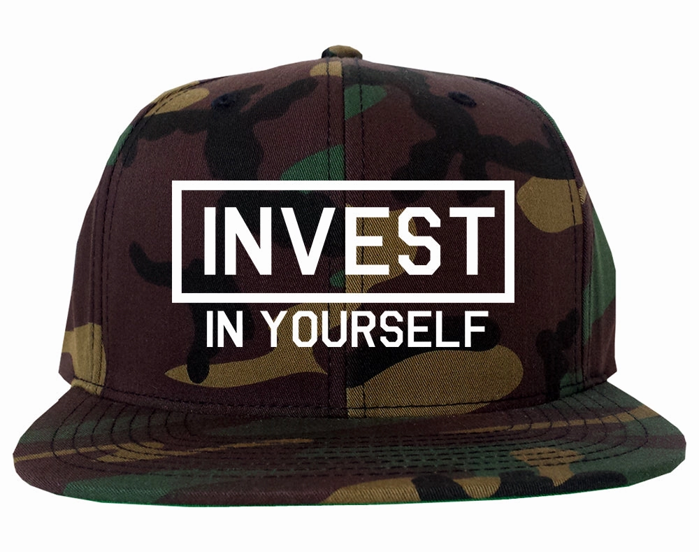 Invest In Yourself Mens Snapback Hat