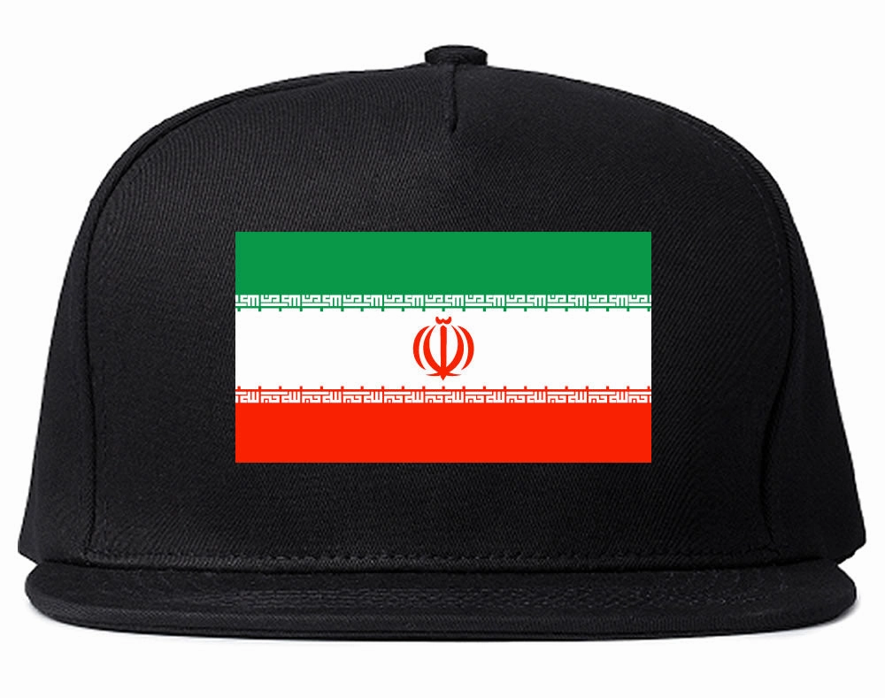 Iran Flag Country Printed Snapback Hat Cap