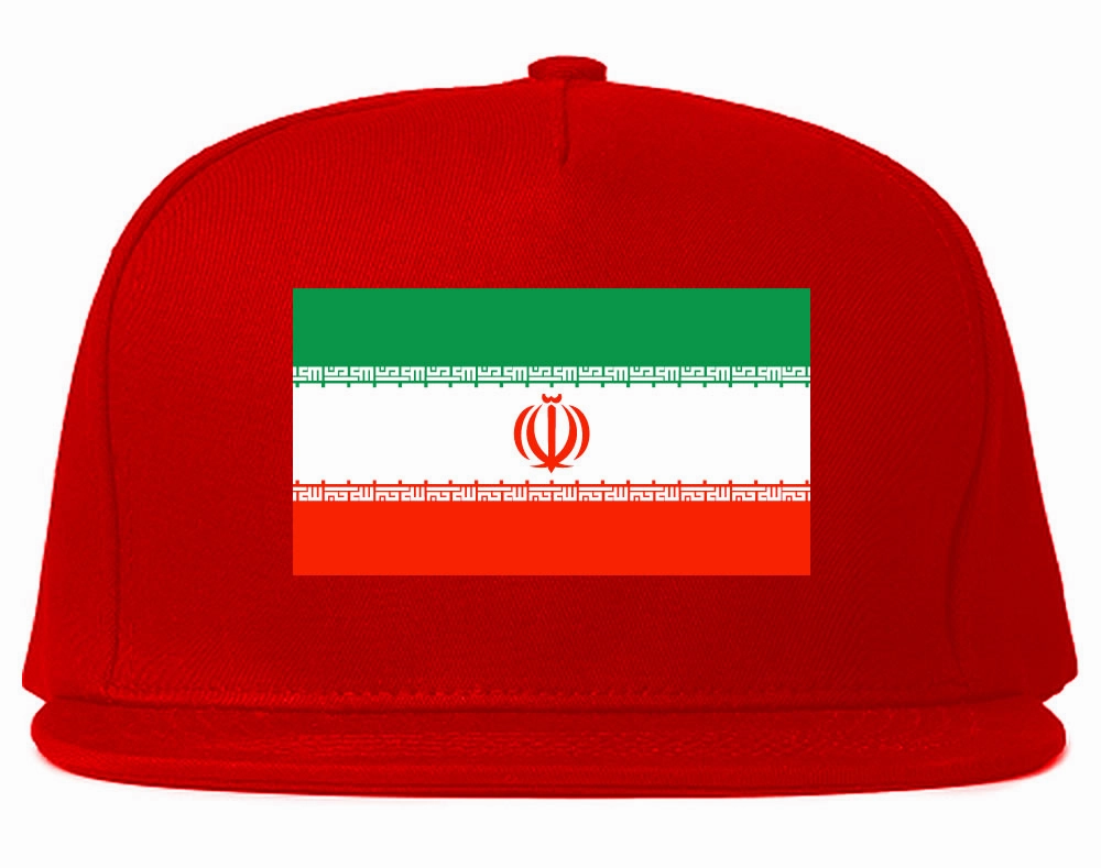 Iran Flag Country Printed Snapback Hat Cap