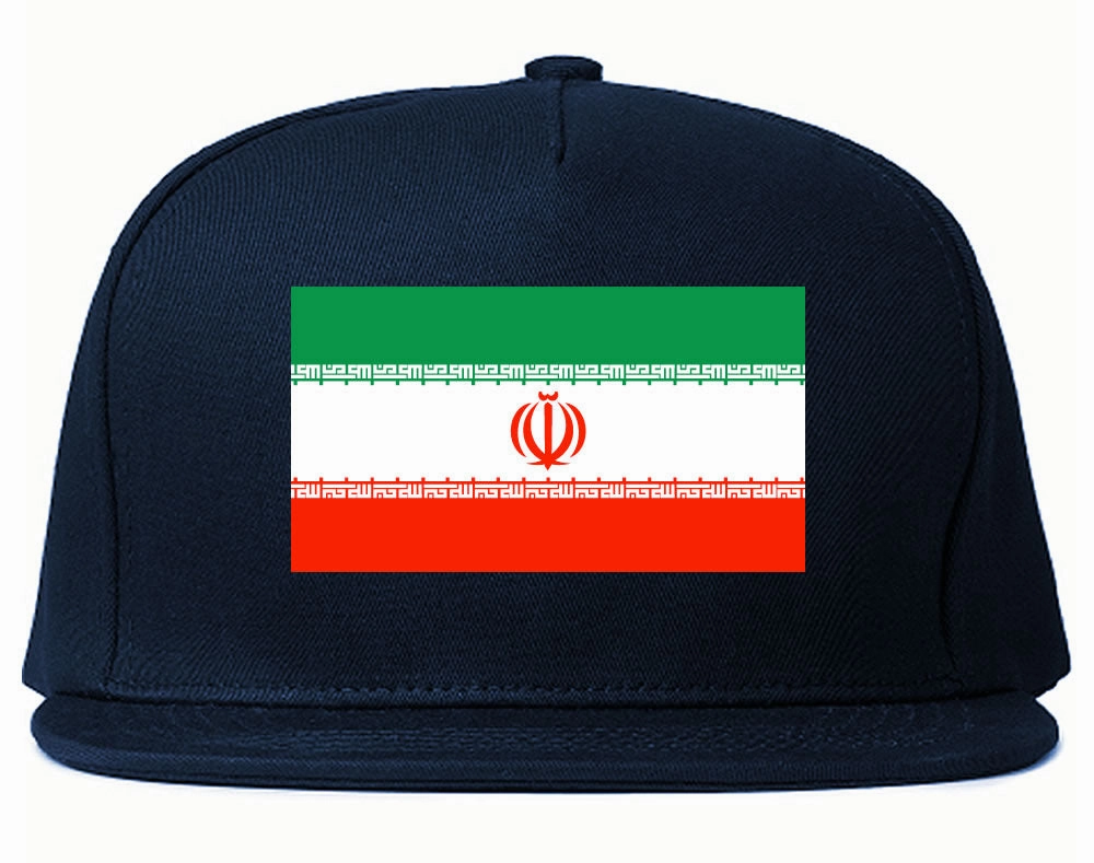 Iran Flag Country Printed Snapback Hat Cap
