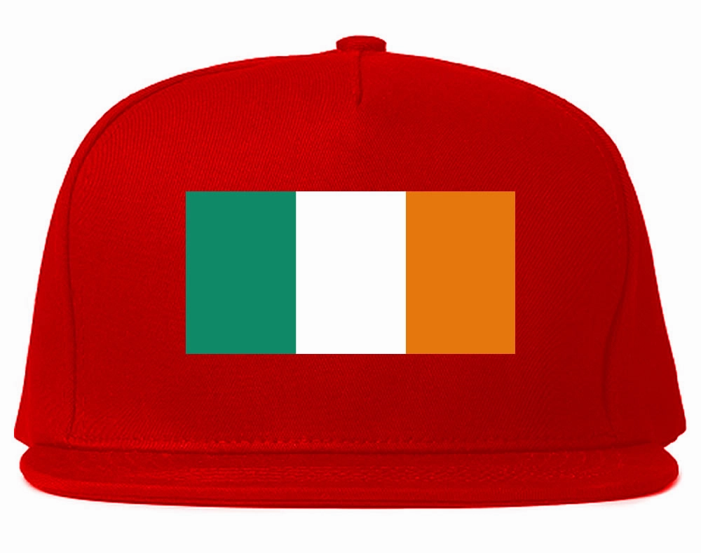 Ireland Flag Country Printed Snapback Hat Cap