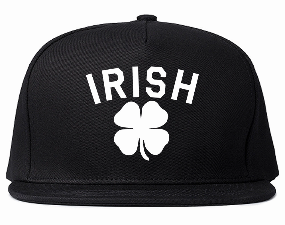 Irish Four Leaf Clover St Patricks Day Mens Snapback Hat