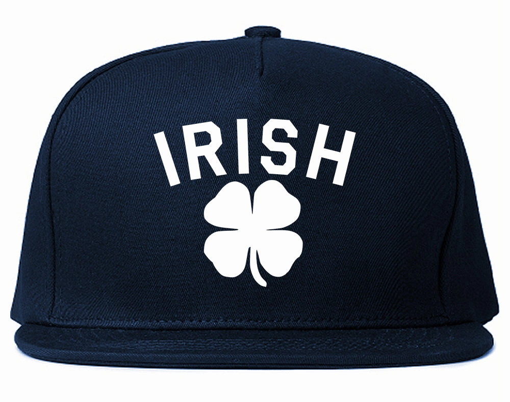 Irish Four Leaf Clover St Patricks Day Mens Snapback Hat