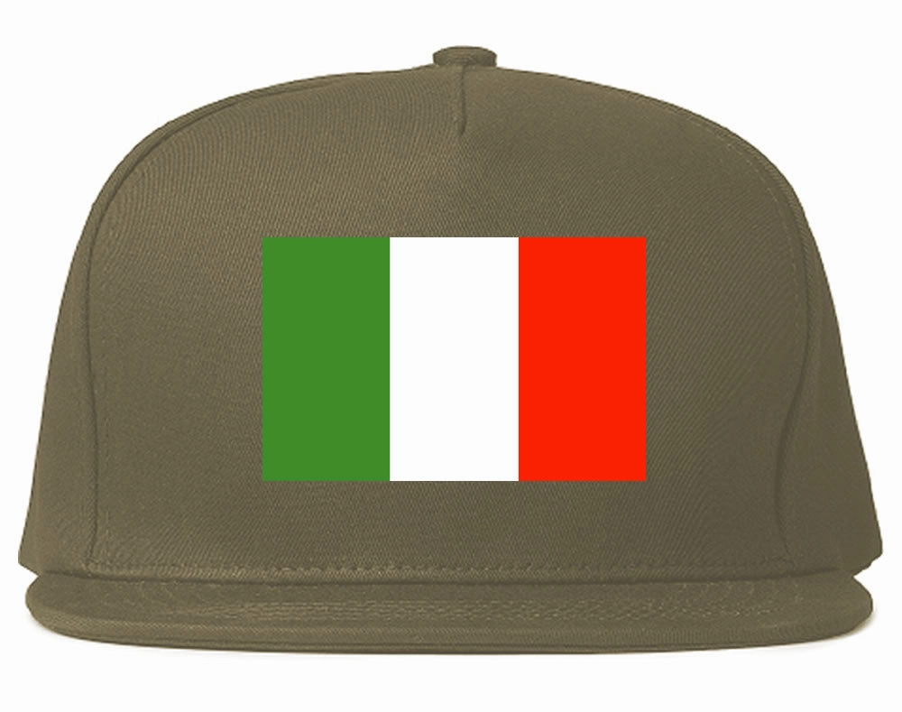 Italy Flag Country Printed Snapback Hat Cap
