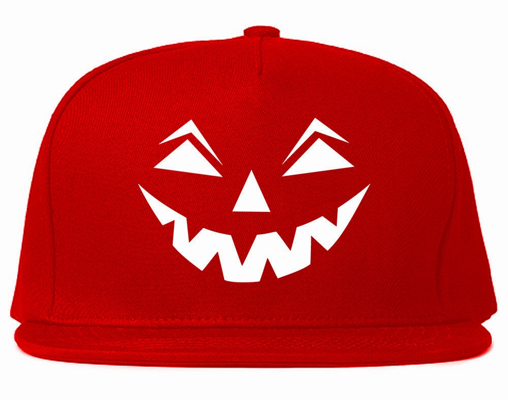 Jack-o-lantern Pumpkin Face Halloween Snapback Hat
