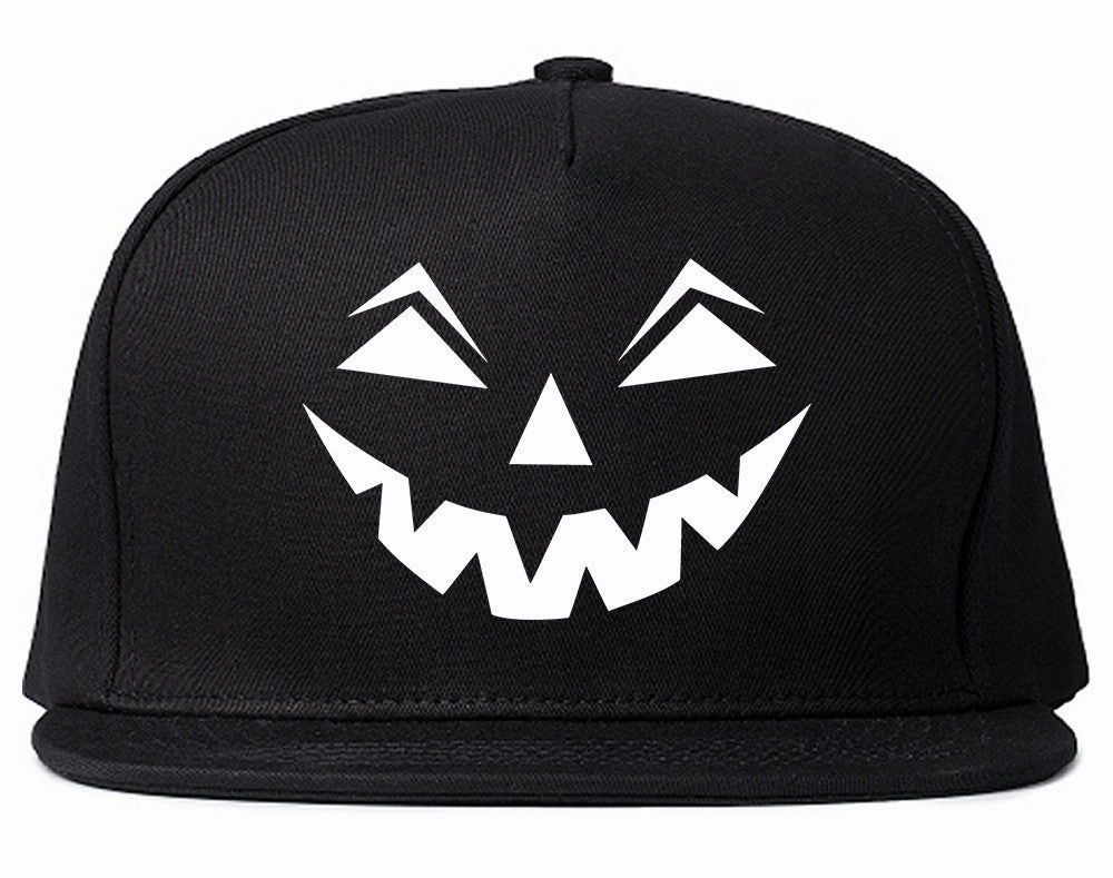 Jack-o-lantern Pumpkin Face Halloween Snapback Hat