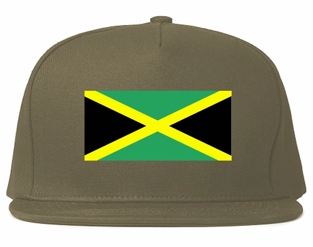 Jamaica Flag Country Printed Snapback Hat Cap
