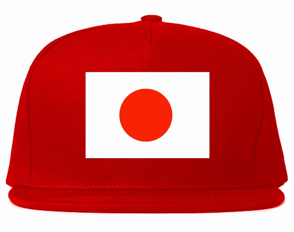 Japan Flag Country Printed Snapback Hat Cap