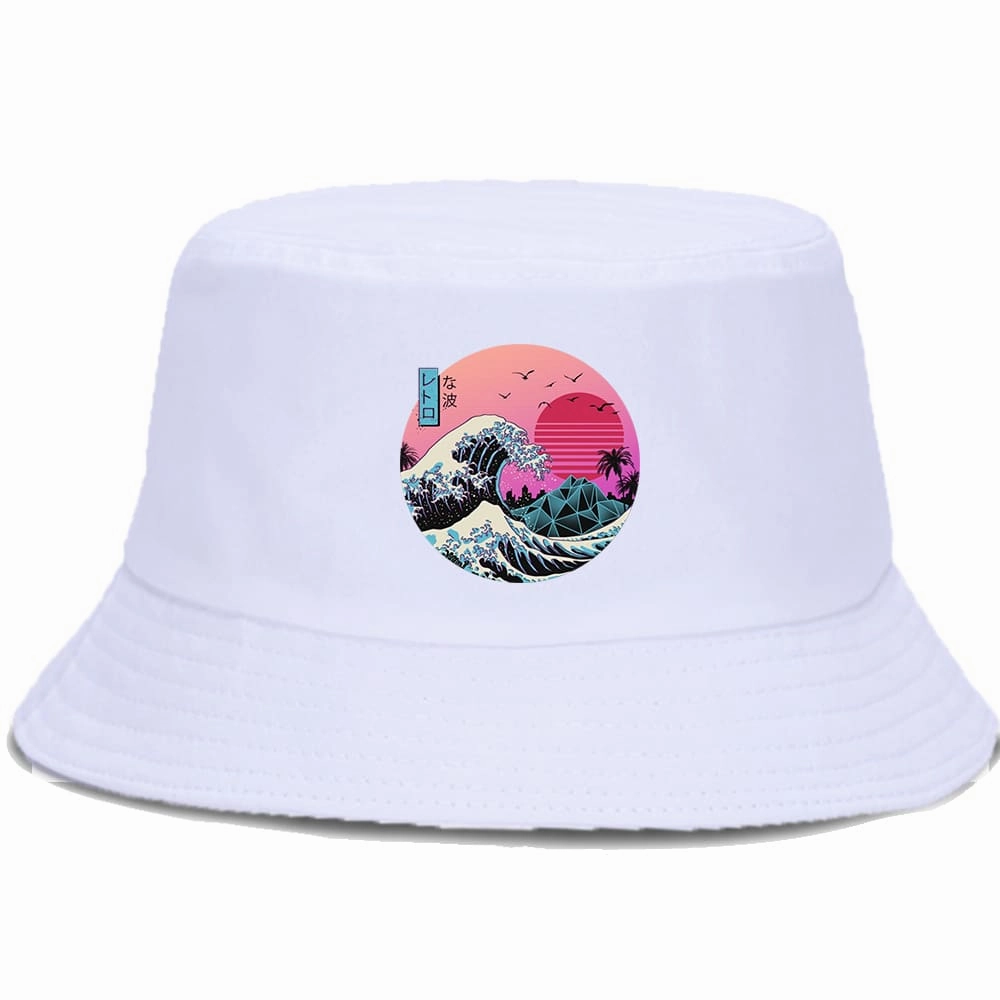 Japanese Anime Wave Bucket Hat