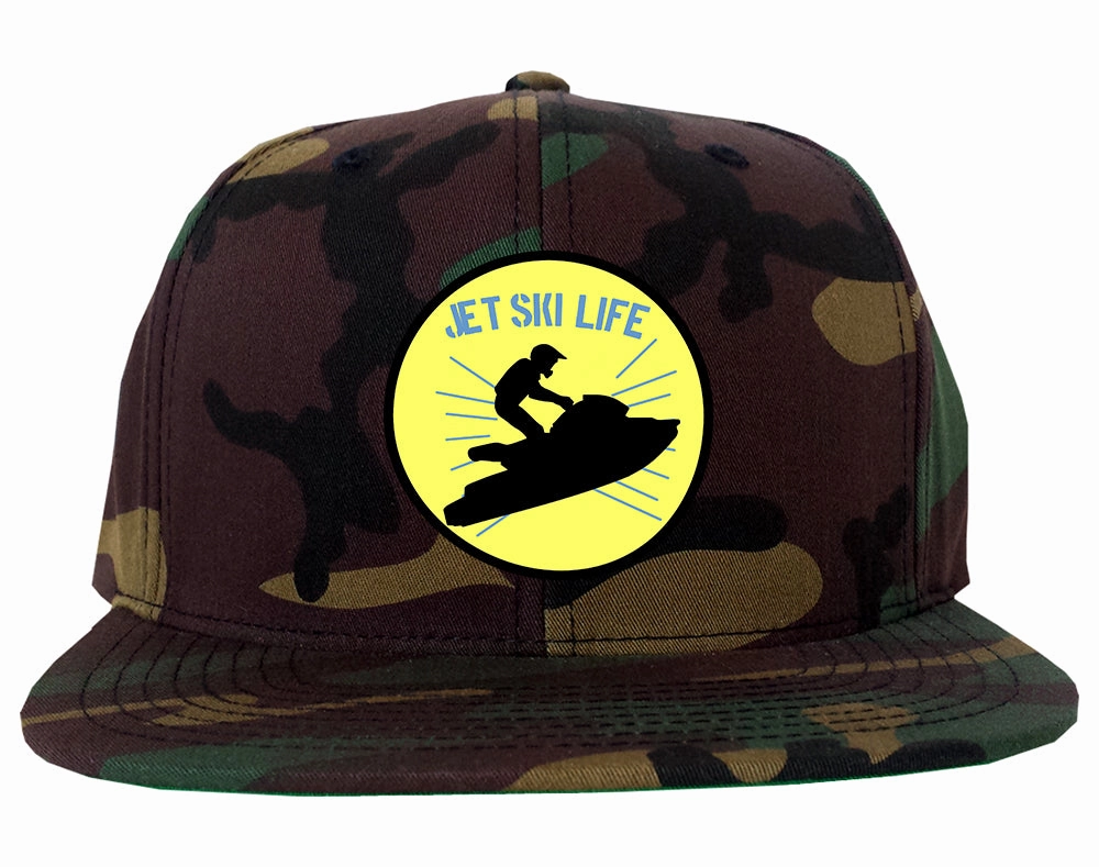 Jetski Jet Ski Life Mens Snapback Hat