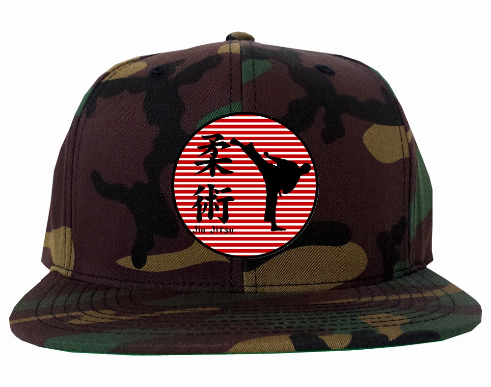 Jiu Jitsu Fighter Mens Snapback Hat
