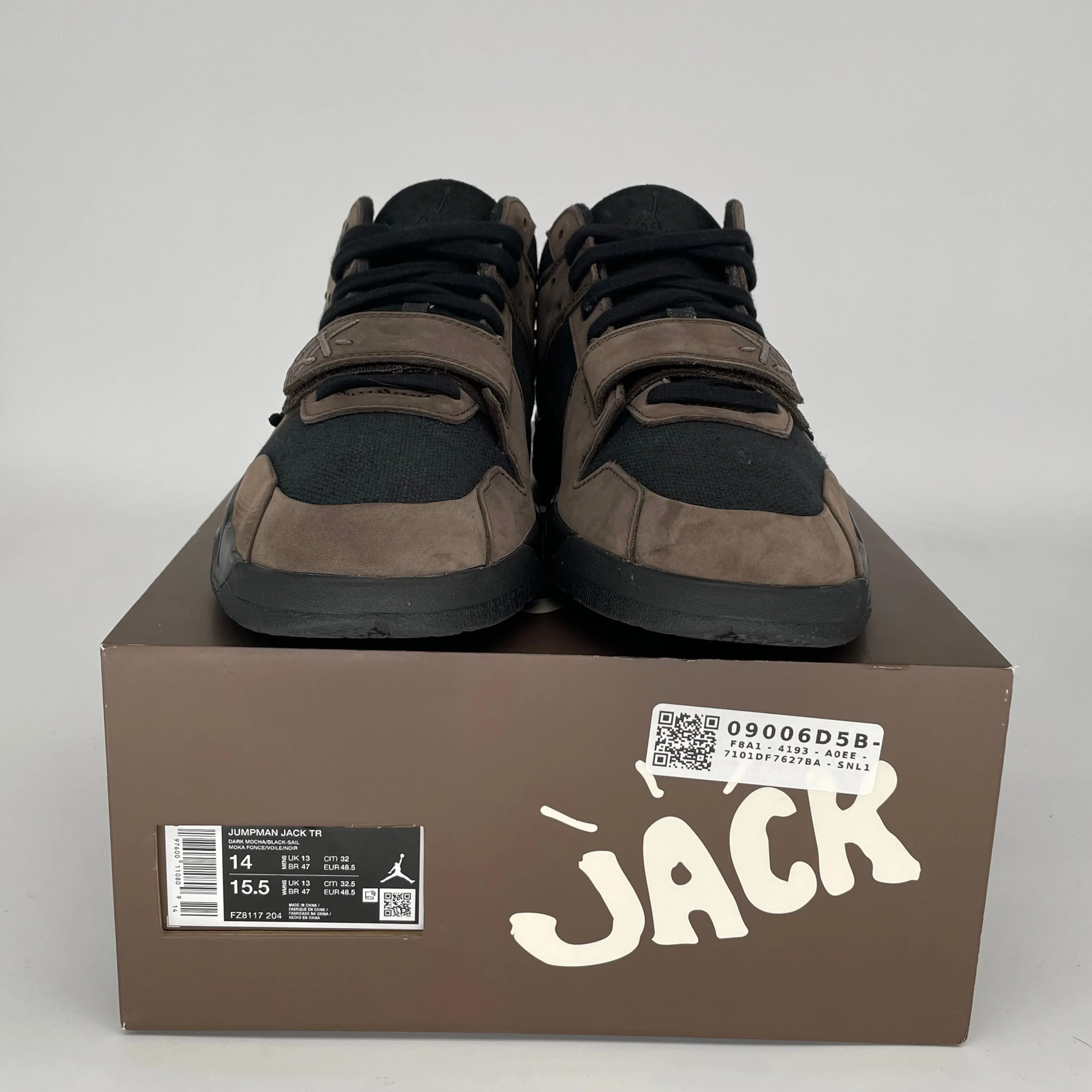 JORDAN JUMPMAN JACK TR TRAVIS SCOTT DUNKELMOCHA GRÖSSE 14 FZ8117-204