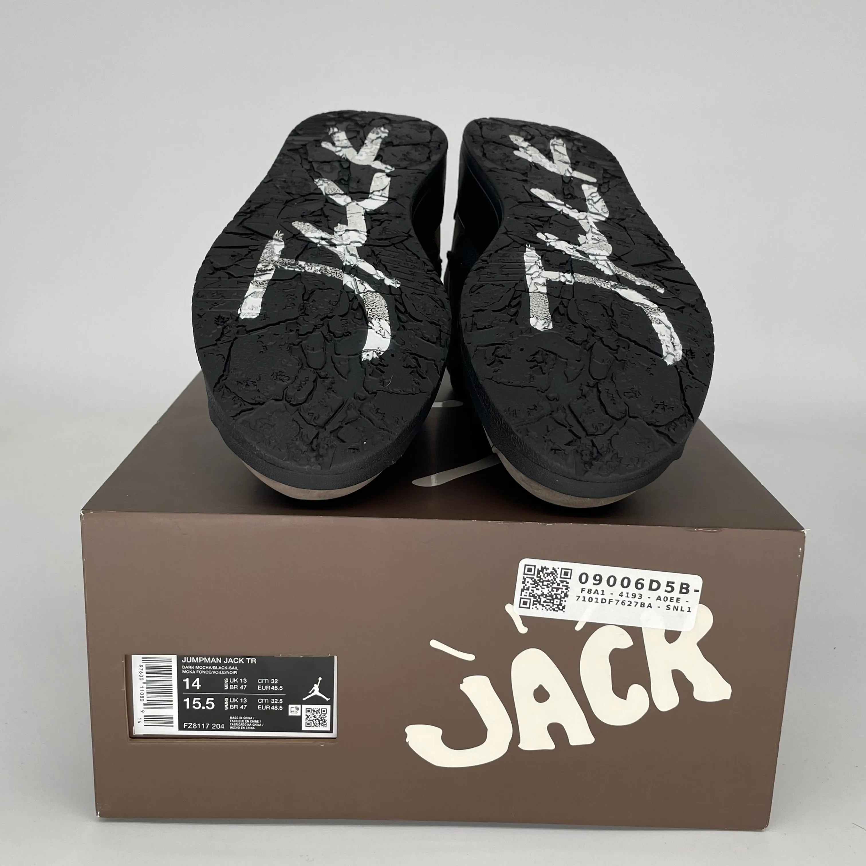 JORDAN JUMPMAN JACK TR TRAVIS SCOTT DUNKELMOCHA GRÖSSE 14 FZ8117-204