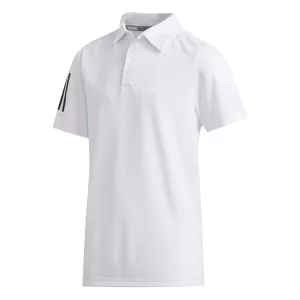 Junior adidas 3-Streifen Golf Polo-Shirt FI8673