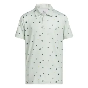 Junior adidas Ball bedrucktes Golf Polo Shirt HK7038