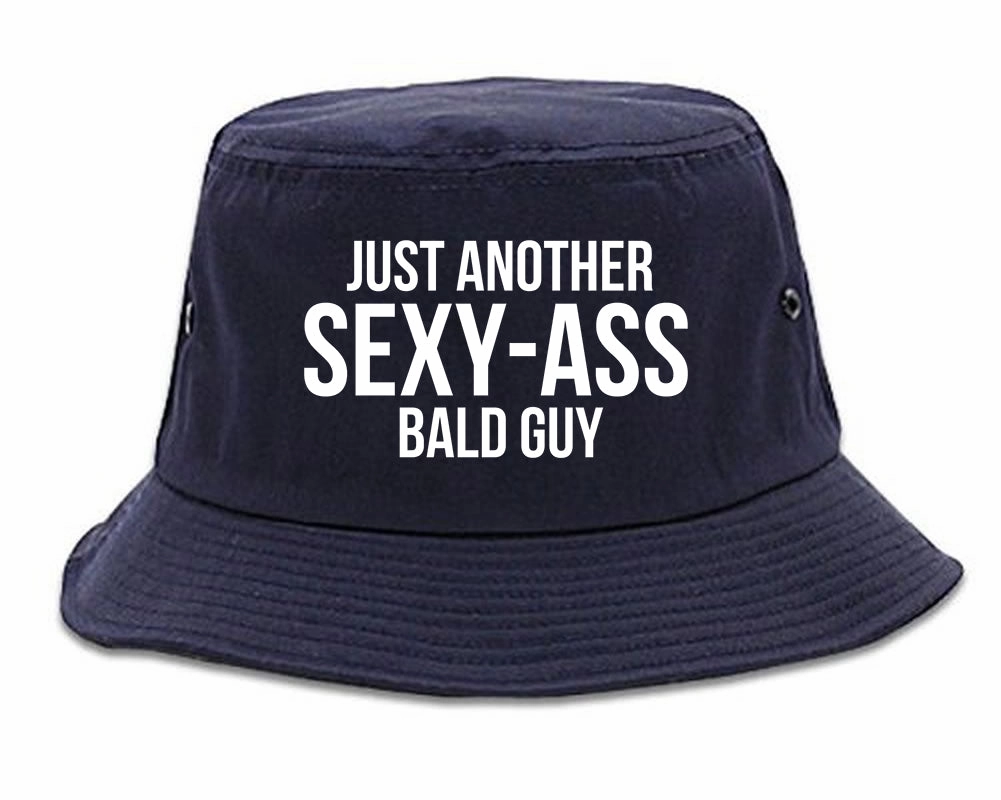 Just Another Sexy Bald Guy Funny Dad Mens Bucket Hat