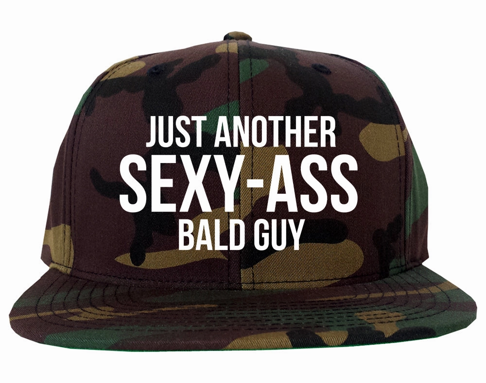 Just Another Sexy Bald Guy Funny Dad Mens Snapback Hat