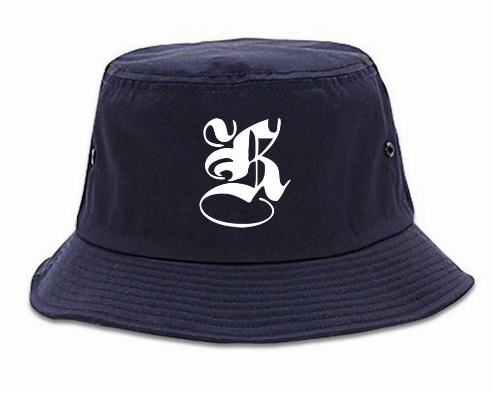 K Gothic Style Font Bucket Hat