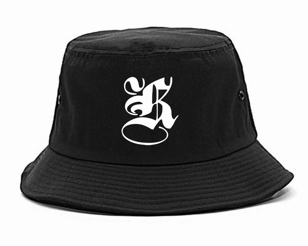 K Gothic Style Font Bucket Hat