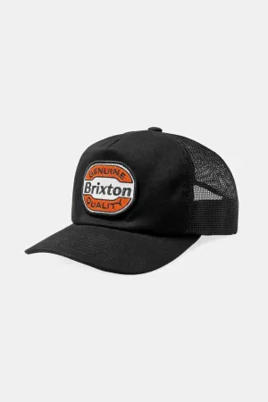Keaton Netplus Trucker Hat - Black/Black casual-dad-hat